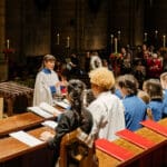 Rehearsal for The Blessing of the Crèche